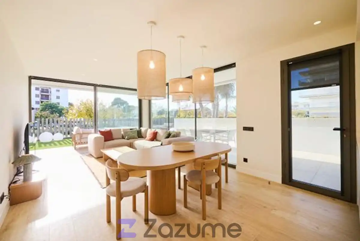 Dining room of Flat for rent in Cambrils  with Air Conditioner, Heating and Private garden
