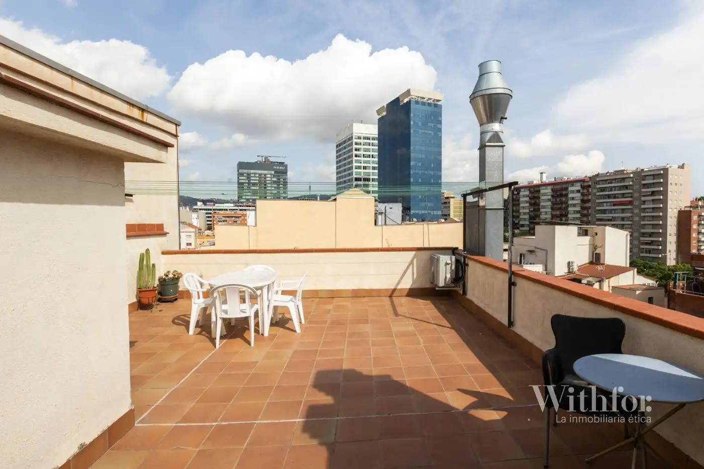 Terrace of Flat for sale in Barcelona  with Air Conditioner, Heating and Parquet flooring