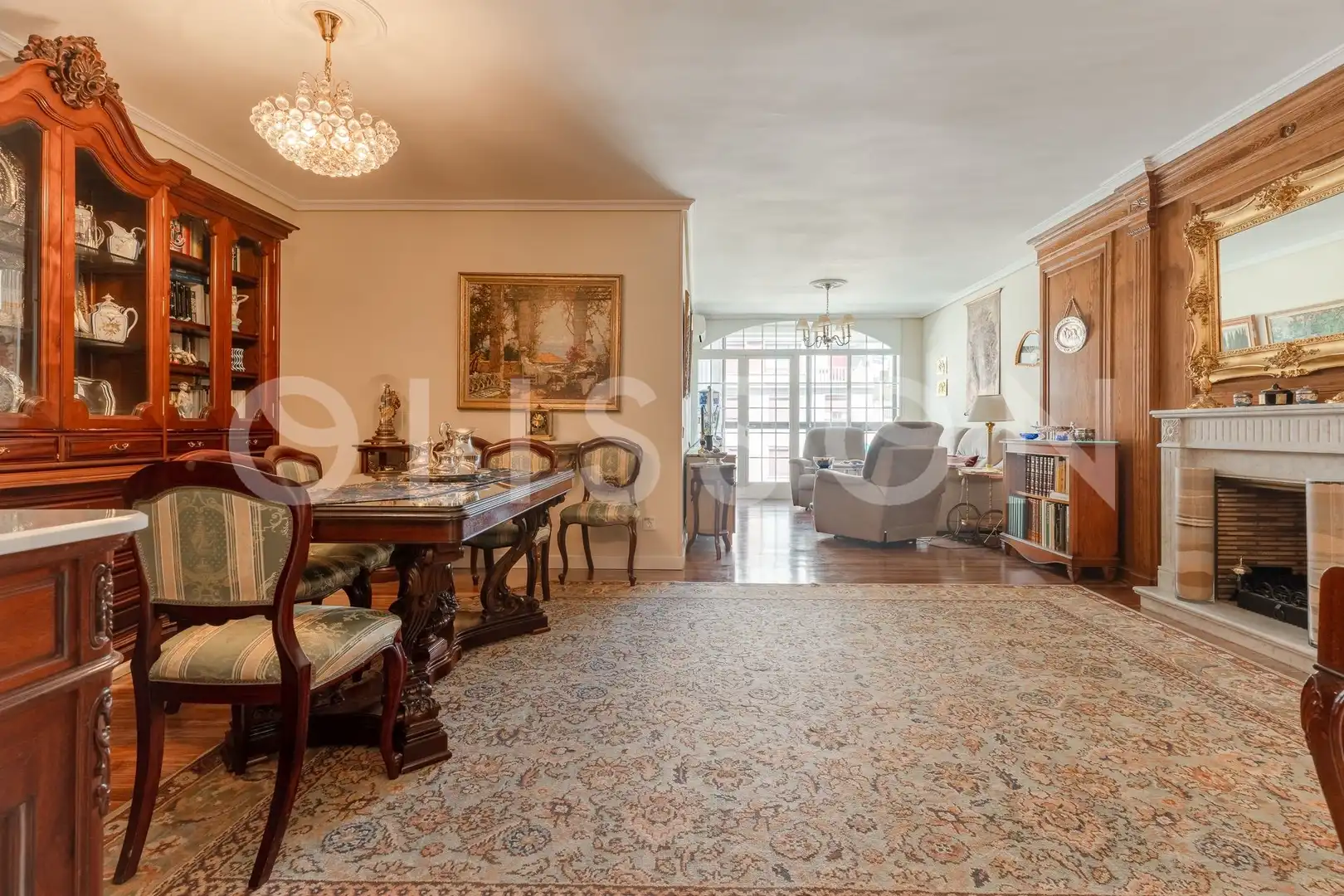 Living room of Flat for rent in Madrid  with Storage room and Community pool