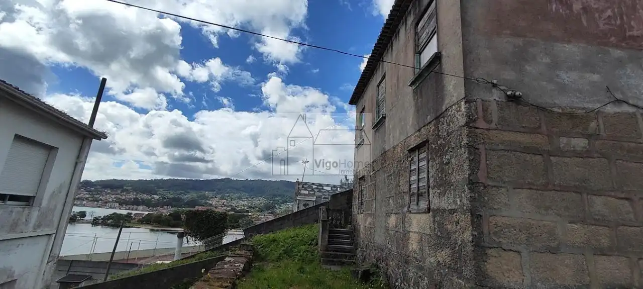 Exterior view of Houses for sale in Moaña  with Private garden