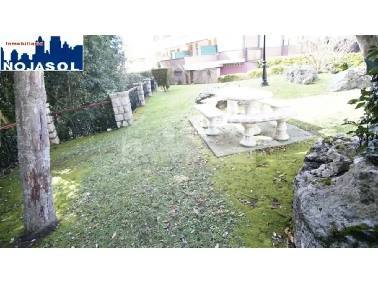 Garten von Dachboden zur Miete in Noja mit Heizung, Terrasse und Möbliert