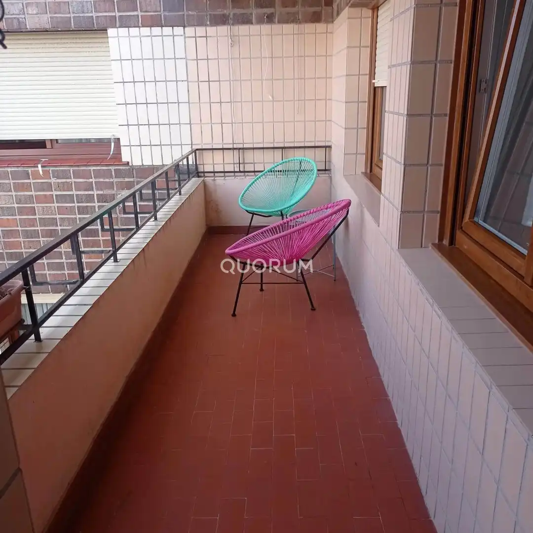 Terrace of Flat for rent in Leioa  with Heating, Terrace and Furnished
