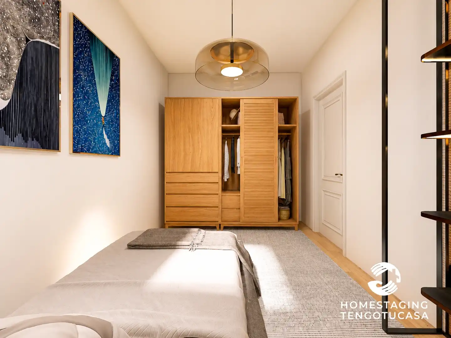 Bedroom of Flat for sale in Madrid  with Heating, Storage room and Oven