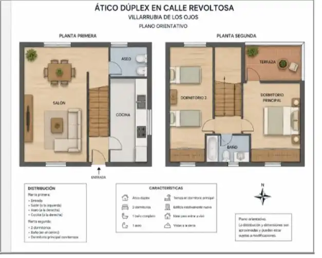 Duplexes for sale in Villarrubia de los Ojos  with Air Conditioner, Heating and Terrace