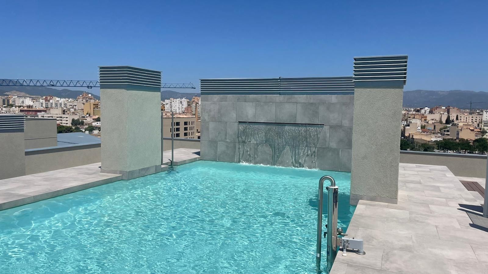 Swimming pool of Planta baja to rent in  Palma de Mallorca  with Air Conditioner, Heating and Private garden