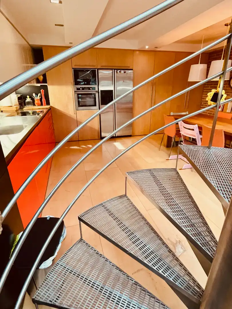 Küche von Maisonette zur Miete in Madrid mit Klimaanlage, Heizung und Möbliert