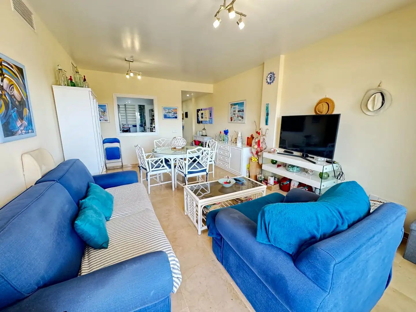 Living room of Apartments for sale in Manilva  with Air Conditioner, Heating and Terrace