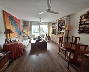 Living room of Flat for sale in Málaga Capital  with Air Conditioner, Parquet flooring and Terrace
