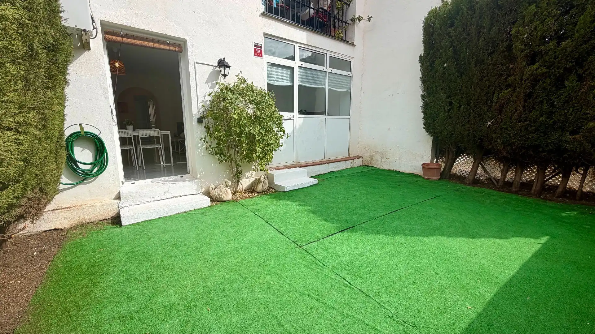 Jardí de Apartament de lloguer en Torreblanca del Sol