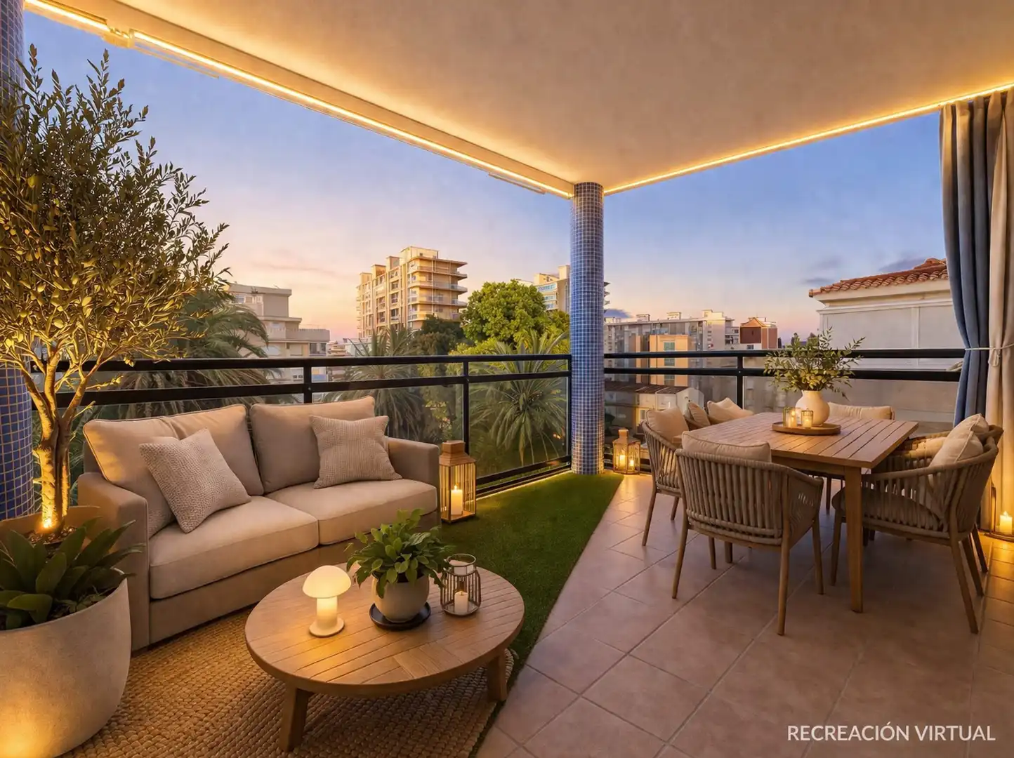 Terrace of Apartments for sale in Miramar  with Air Conditioner, Terrace and Balcony