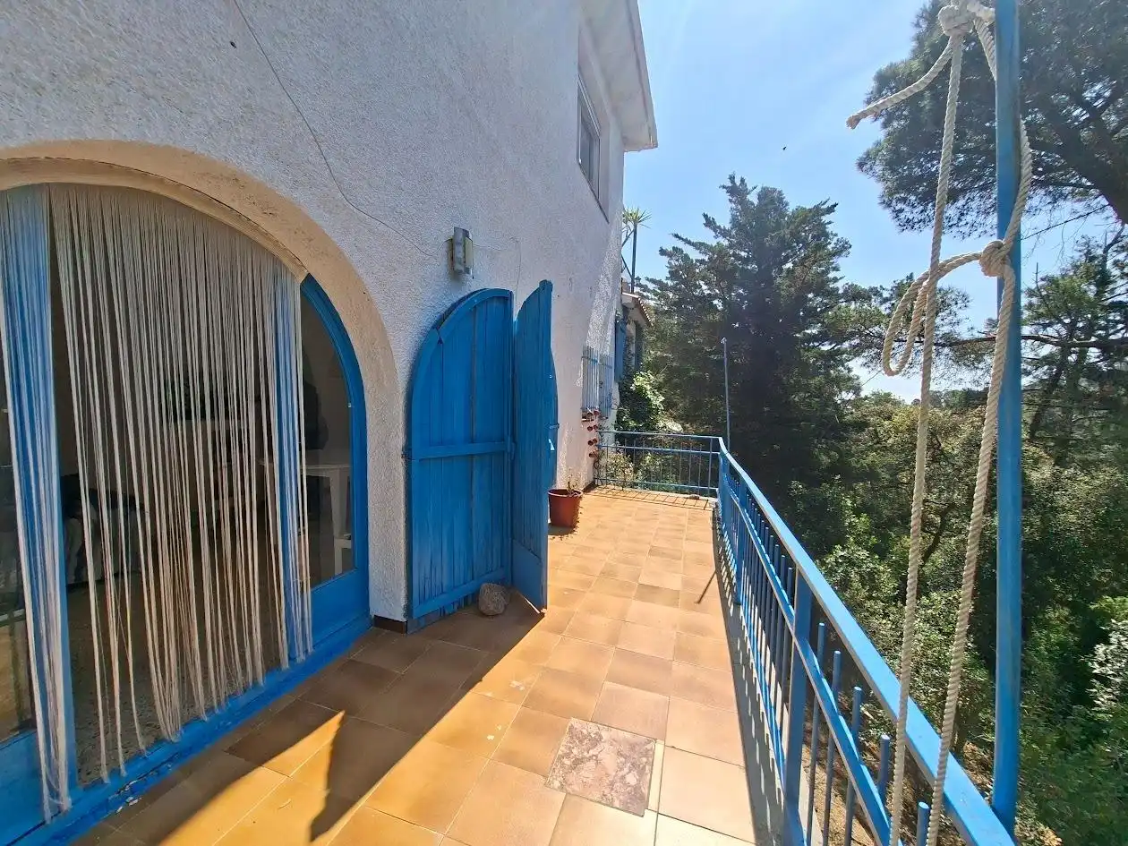 Balcony of Houses for sale in Santa Cristina d'Aro  with Heating, Private garden and Terrace