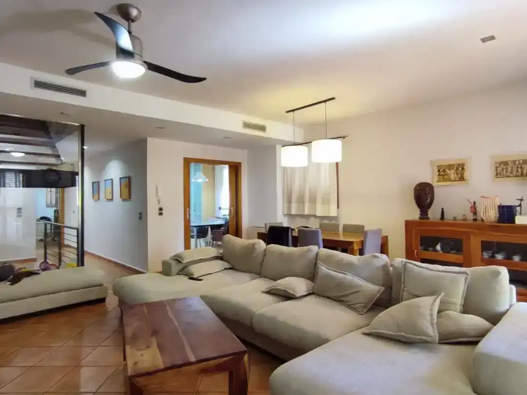 Wohnzimmer von Wohnung zum Verkauf in Tavernes de la Valldigna mit Klimaanlage und Balkon