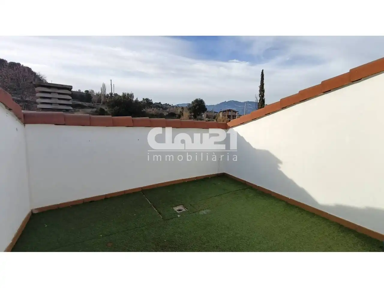 Garden of Duplexes for sale in Gironella  with Air Conditioner, Heating and Parquet flooring