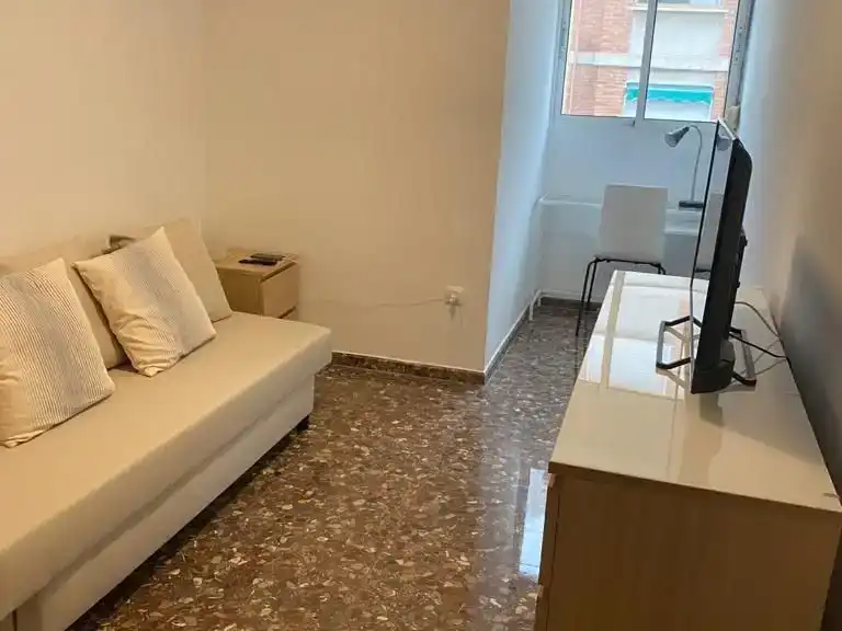 Sala de estar de Piso en venta en  Valencia Capital con Aire acondicionado y Balcón