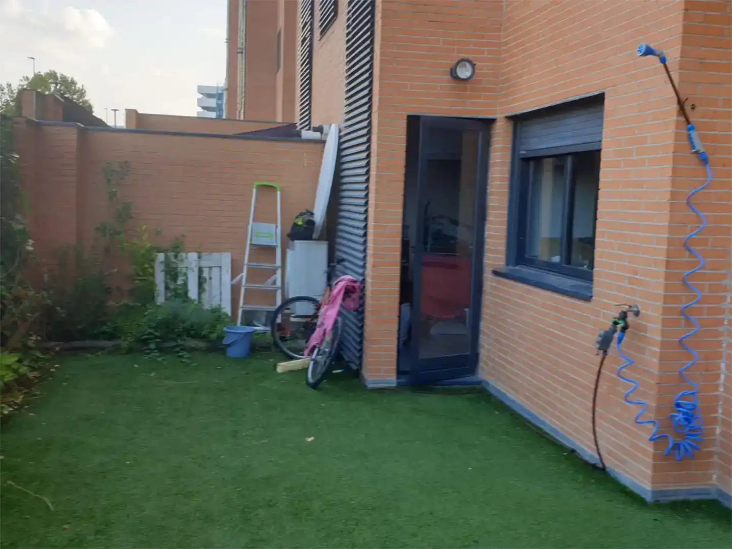 Terrasse von Dachboden zur Miete in San Sebastián de los Reyes mit Klimaanlage, Schwimmbad und Balkon