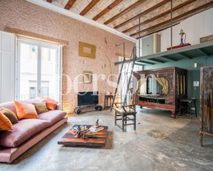 Living room of Loft for sale in  Valencia Capital  with Air Conditioner, Heating and Furnished