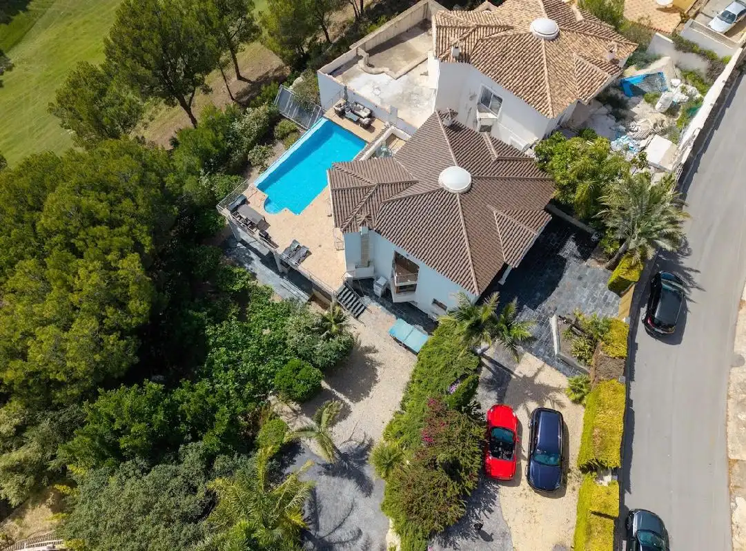 Vista exterior de Casa o chalet en venta en Altea con Aire acondicionado, Jardín privado y Terraza