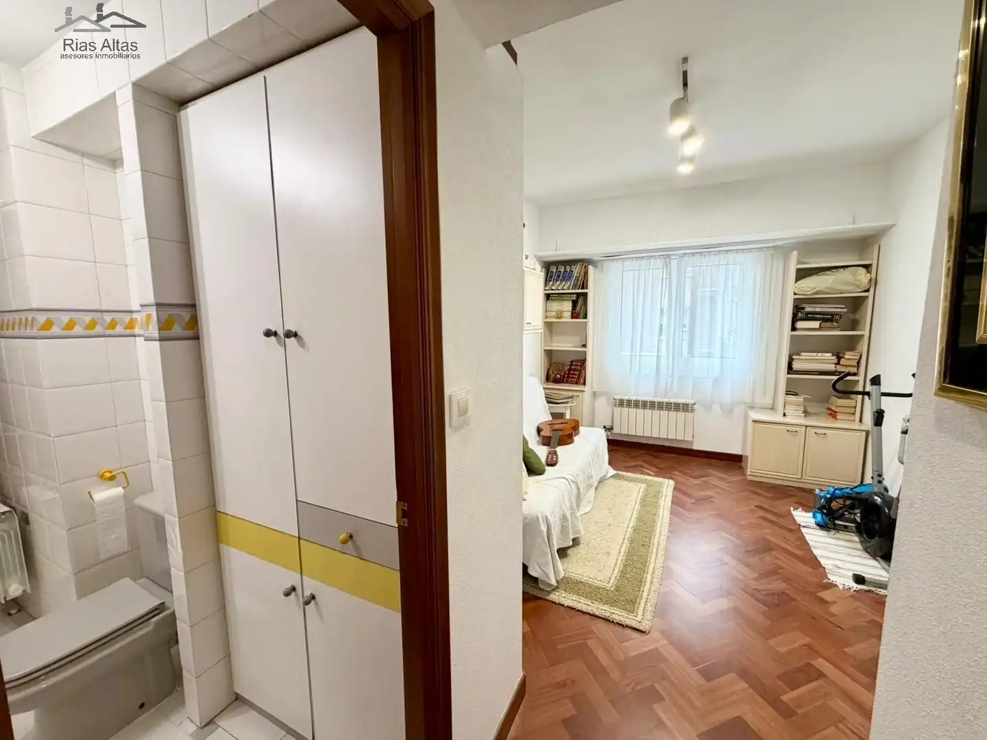 Bedroom of Flat for sale in A Coruña Capital   with Heating and Furnished