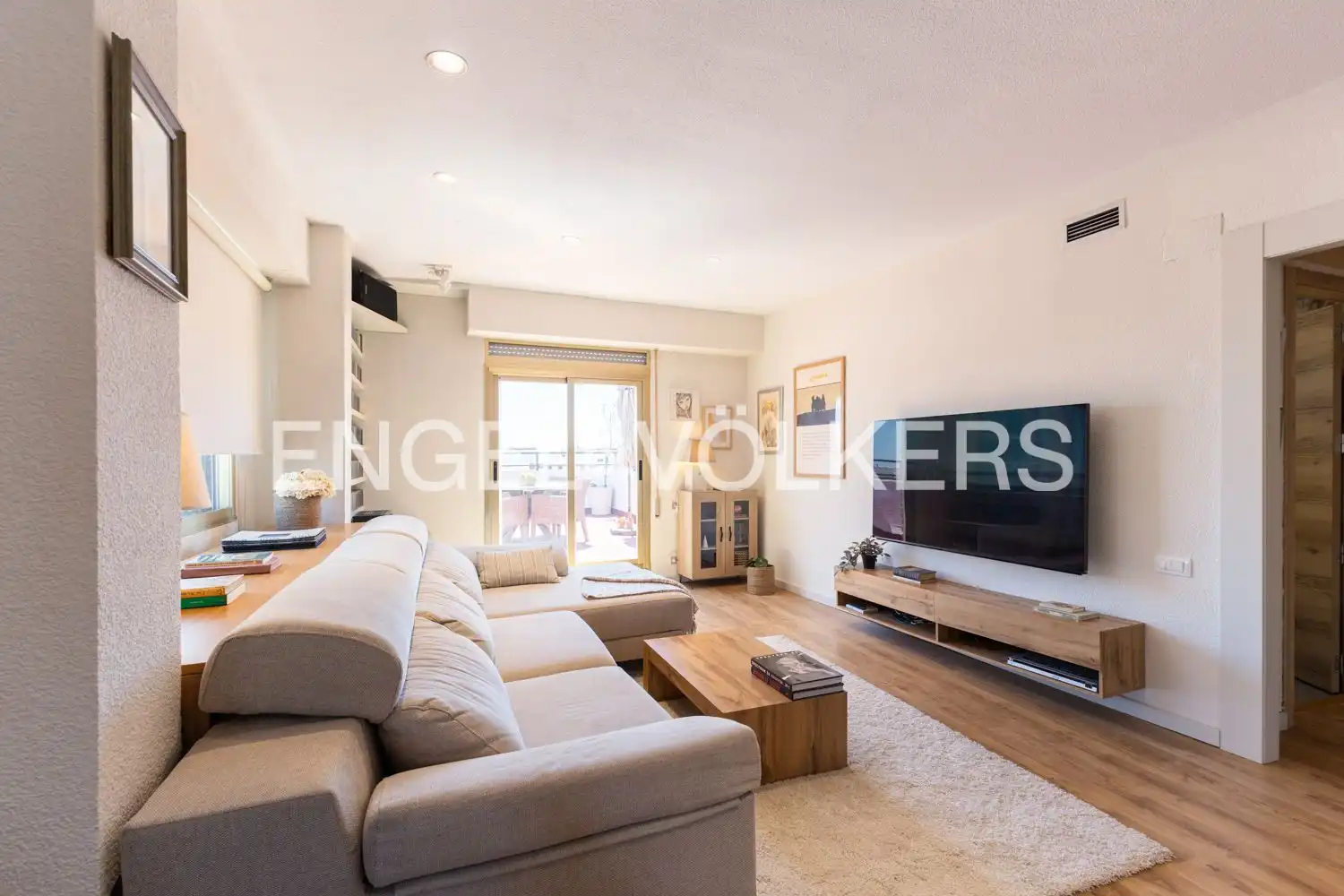 Living room of Attic for sale in Castellón de la Plana / Castelló de la Plana  with Air Conditioner, Heating and Parquet flooring