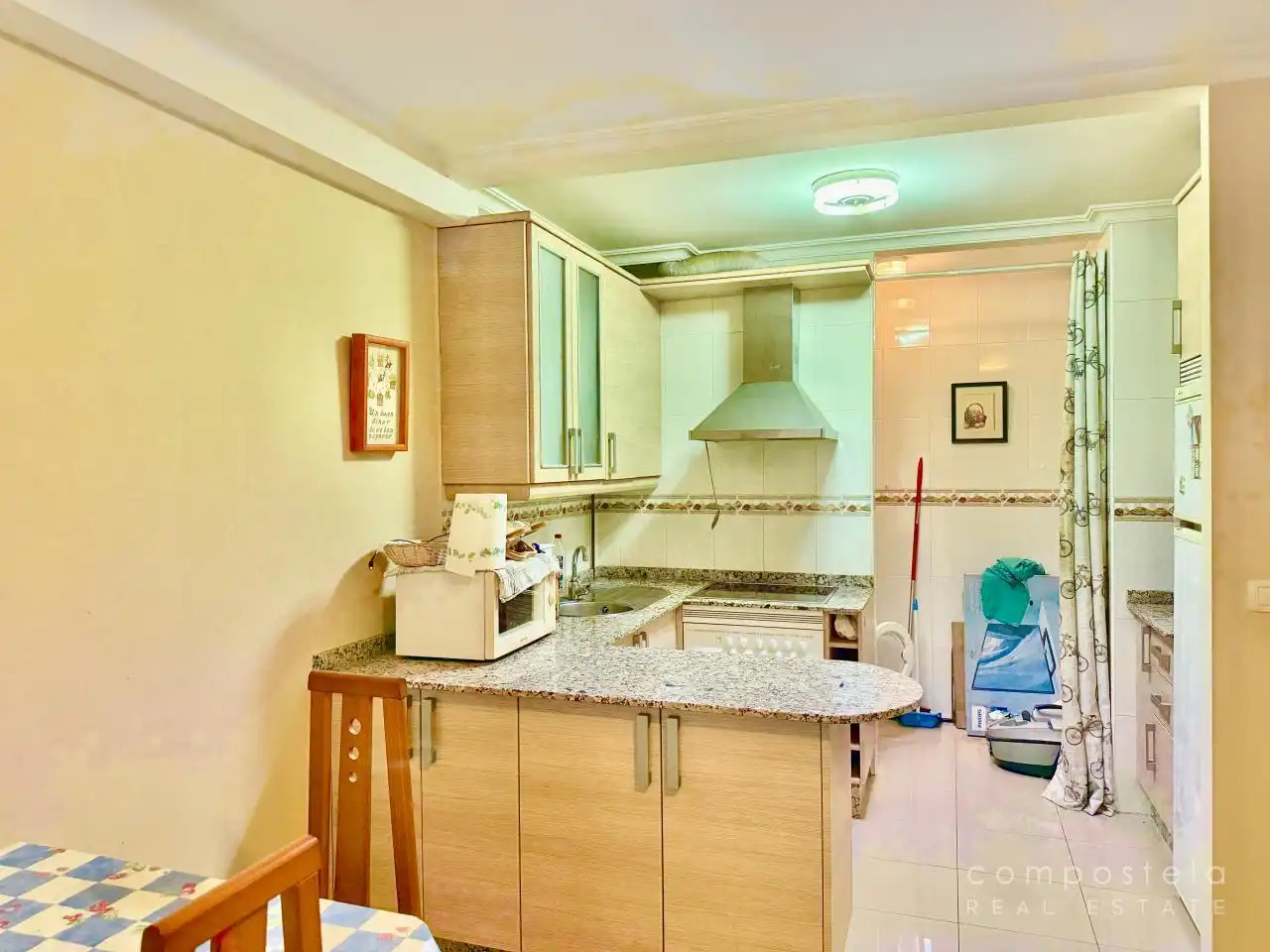 Cocina de Apartamento en venta en Brión, A Coruña