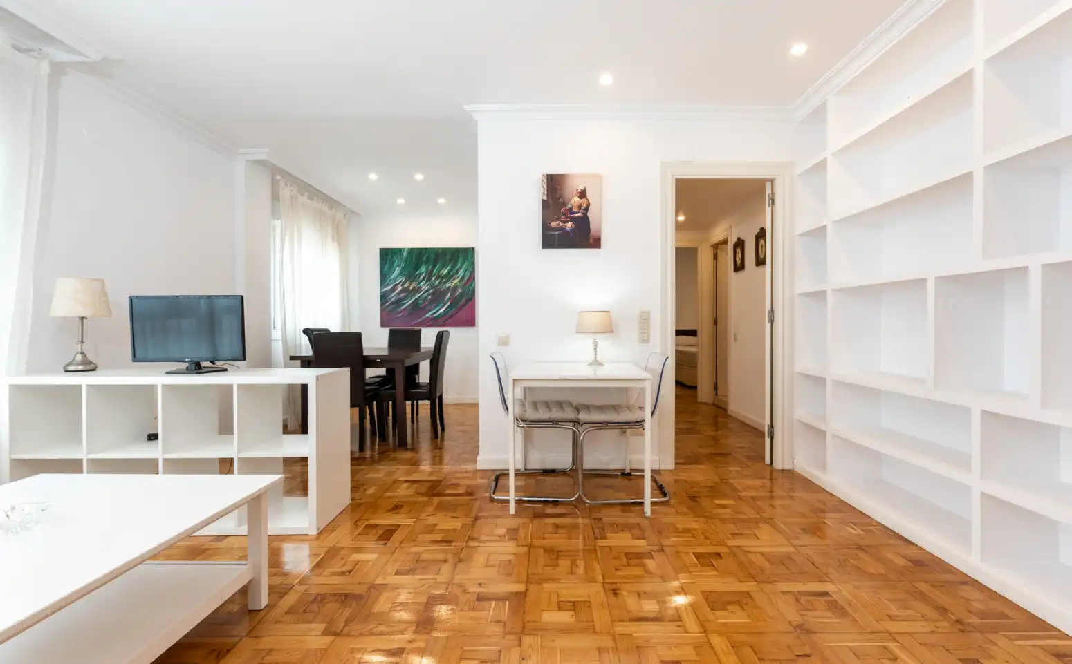 Sala de estar de Piso en venta en Oviedo  con Calefacción y Parquet