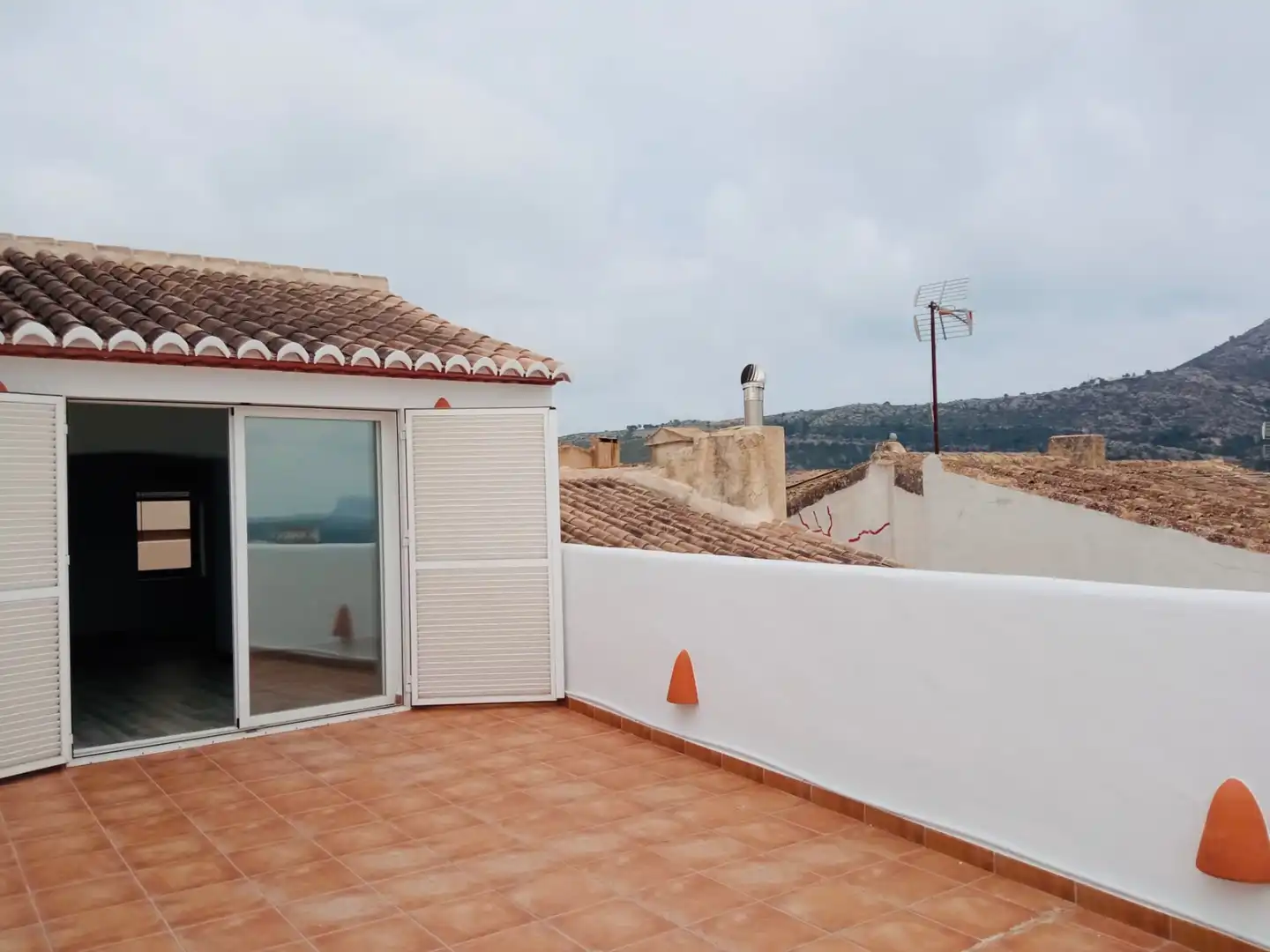 Terrassa de Casa adosada en venda en Benitachell / El Poble Nou de Benitatxell amb Aire condicionat, Terrassa i Traster
