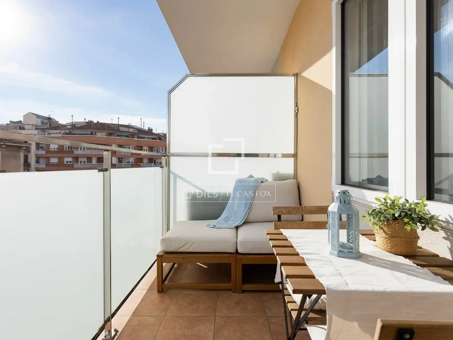 Terrasse von Wohnung zum Verkauf in Barcelona mit Klimaanlage, Möbliert und Balkon