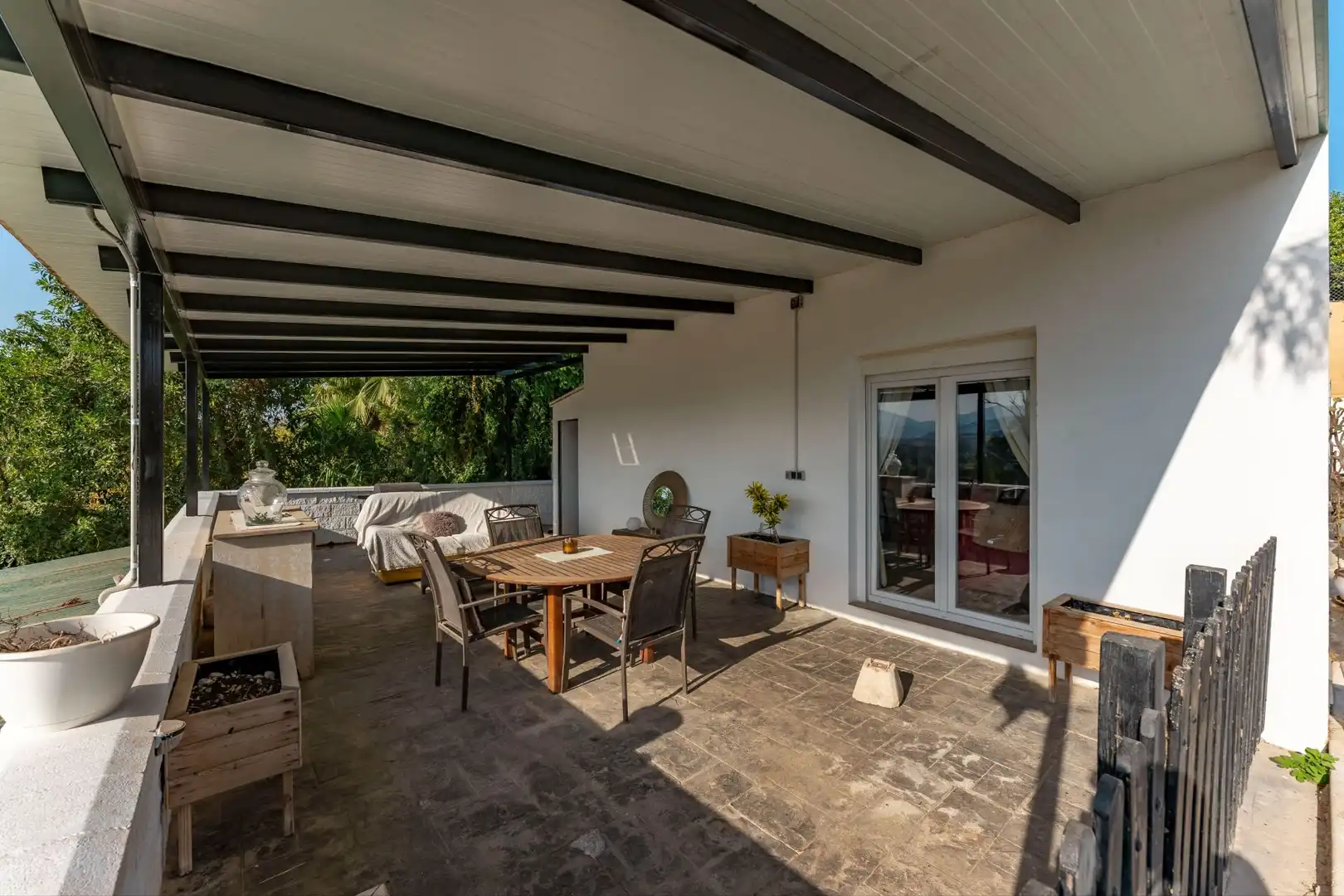 Terraza de Finca rústica en venta en Cártama con Aire acondicionado y Trastero