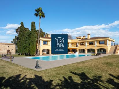 Vista exterior de Casa o xalet en venda en Jávea / Xàbia amb Aire condicionat, Jardí privat i Piscina