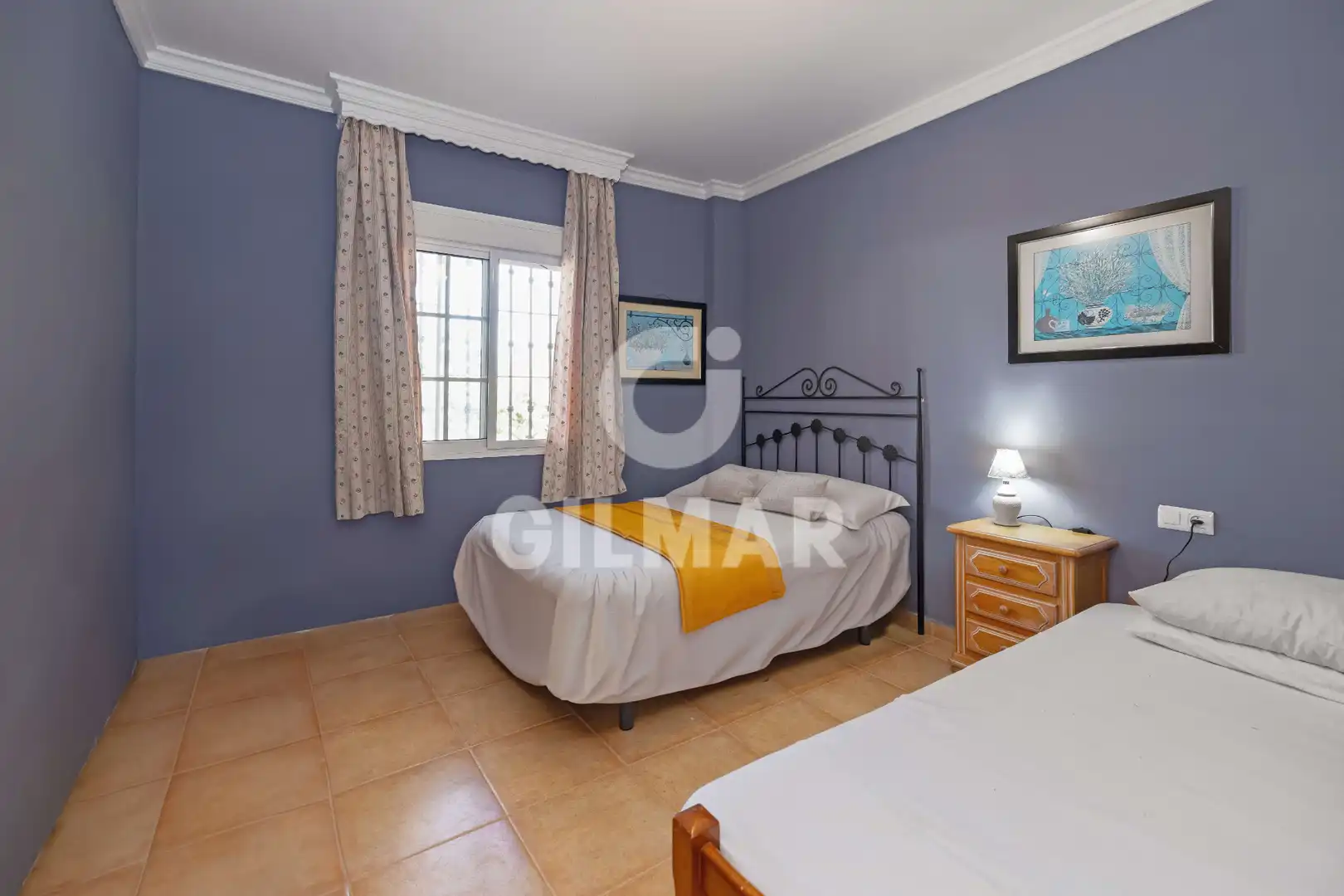 Dormitori de Casa o xalet de lloguer en El Puerto de Santa María amb Aire condicionat, Jardí privat i Piscina