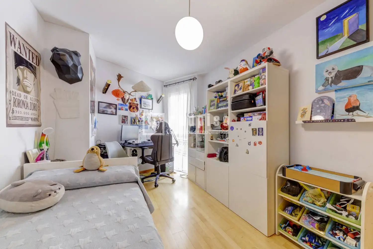 Schlafzimmer von Wohnung zum Verkauf in Boadilla del Monte mit Klimaanlage, Heizung und Privatgarten