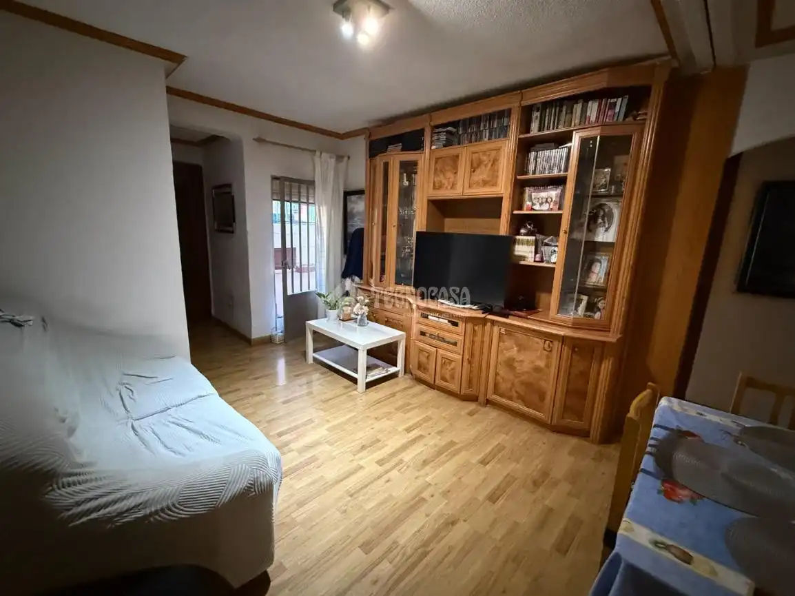 Wohnzimmer von Wohnung zum Verkauf in Madrid mit Heizung und Terrasse