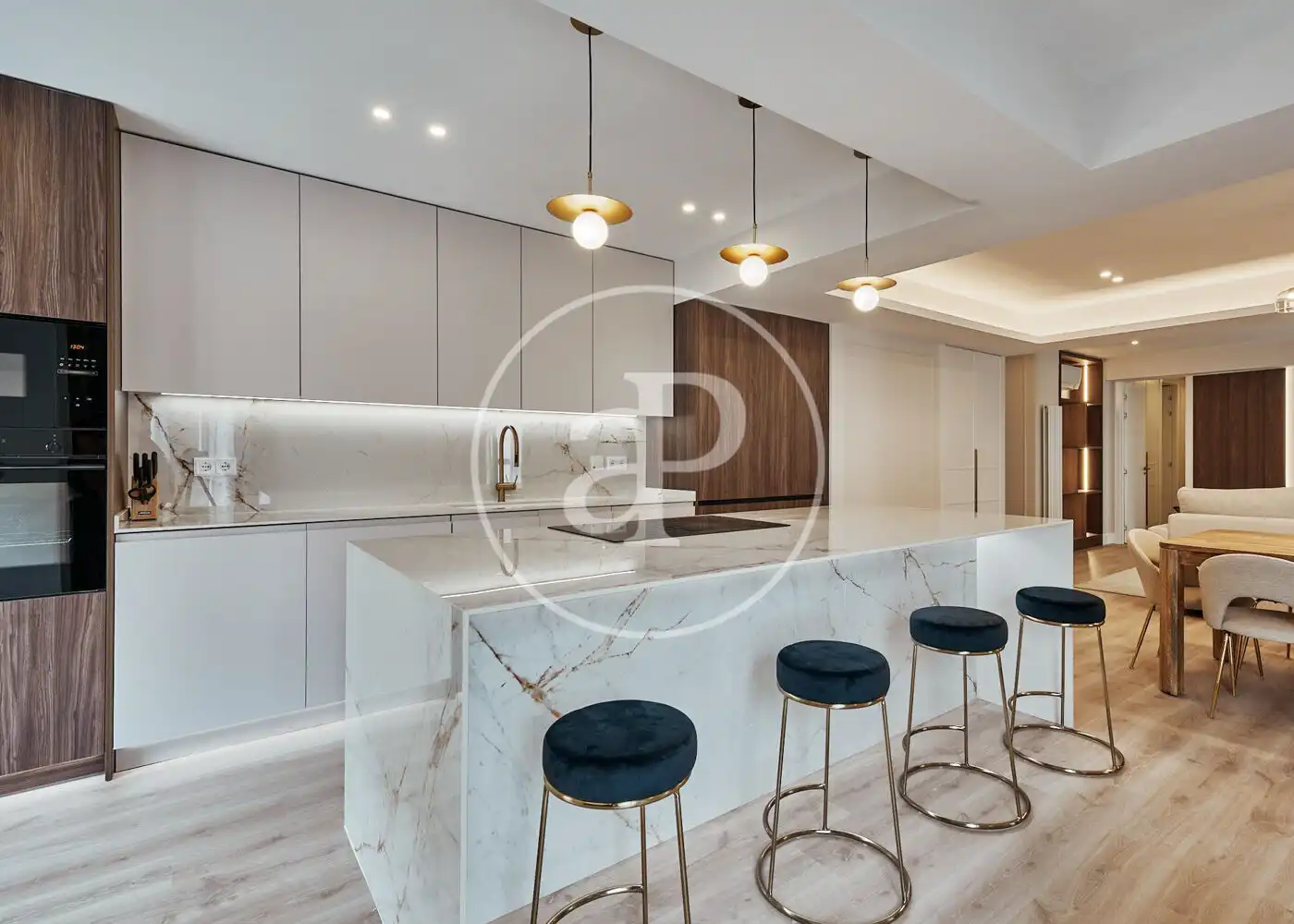 Kitchen of Flat for sale in Madrid  with Air Conditioner, Heating and Terrace