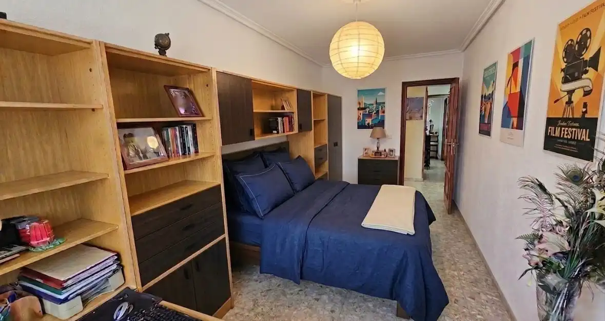 Bedroom of Flat for rent in Salamanca  with Heating, Terrace and Furnished