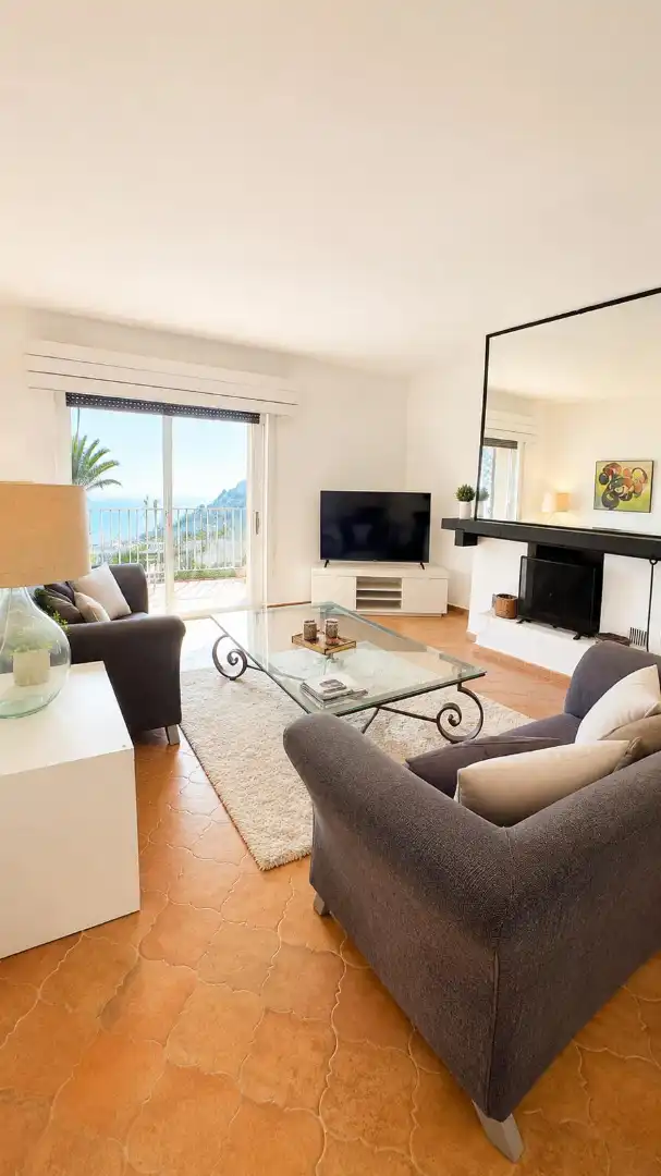 Sala d'estar de Pis en venda en Marbella amb Aire condicionat, Calefacció i Terrassa