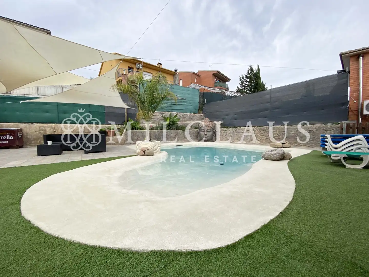 Schwimmbecken von Haus oder Chalet zum Verkauf in Lliçà d'Amunt mit Klimaanlage, Heizung und Privatgarten