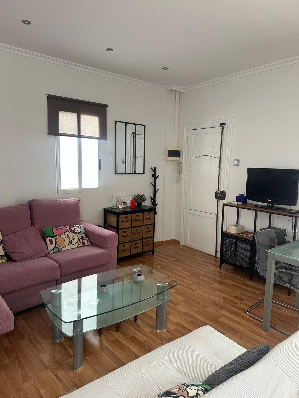 Sala de estar de Piso de alquiler en  Valencia Capital con Aire acondicionado
