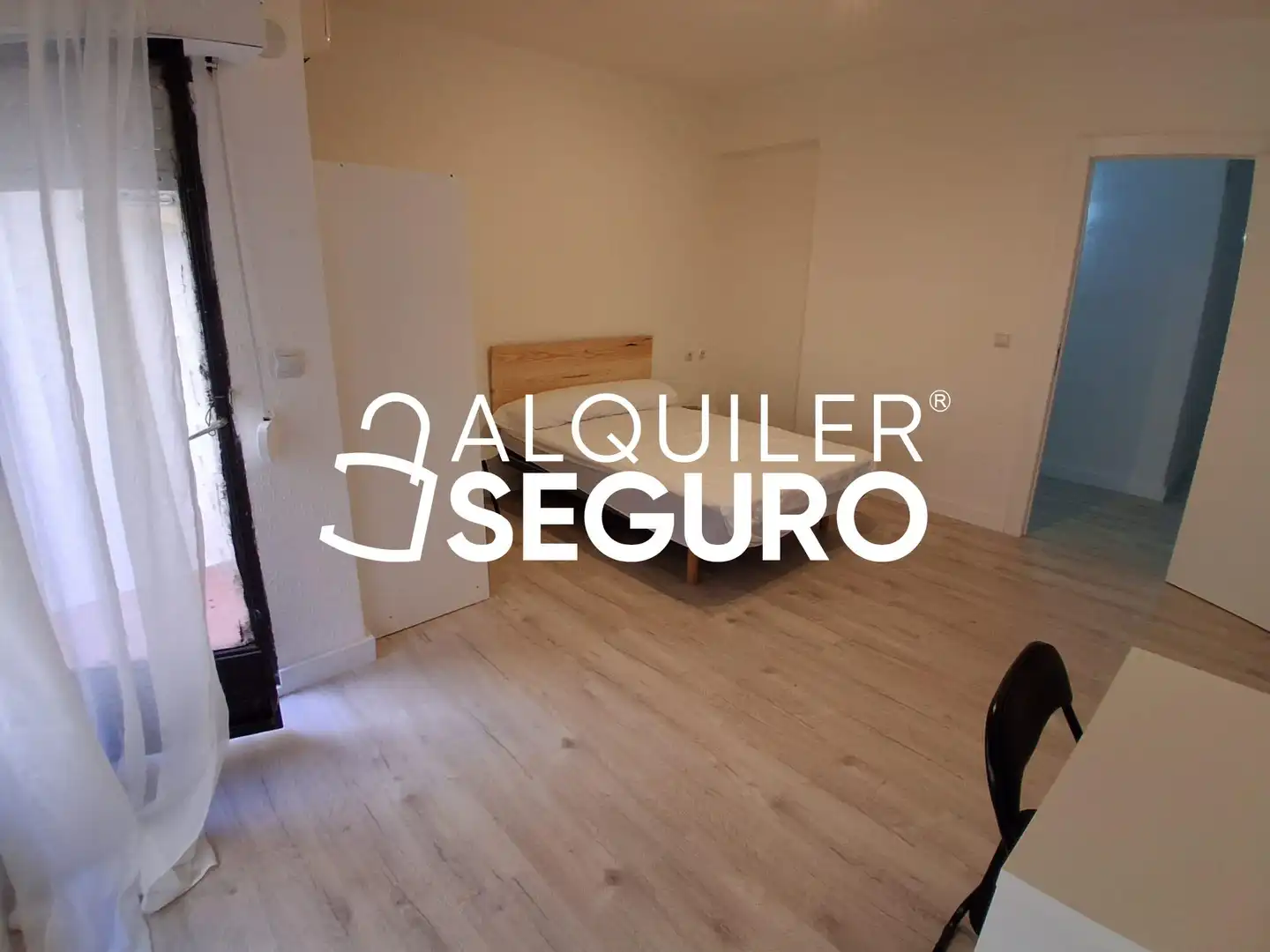 Bedroom of Flat for rent in Vila-real  with Air Conditioner, Terrace and Furnished