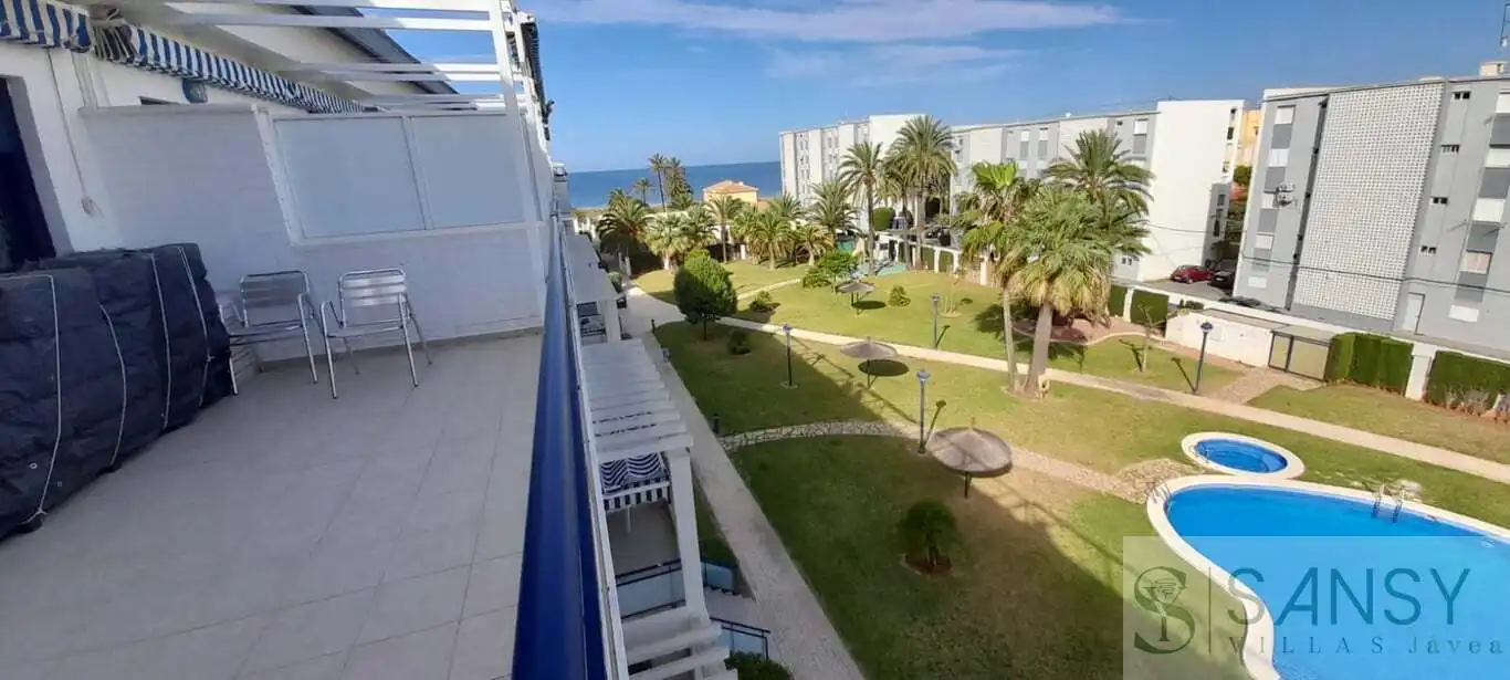 Exterior view of Attic for sale in Dénia  with Air Conditioner, Heating and Community pool