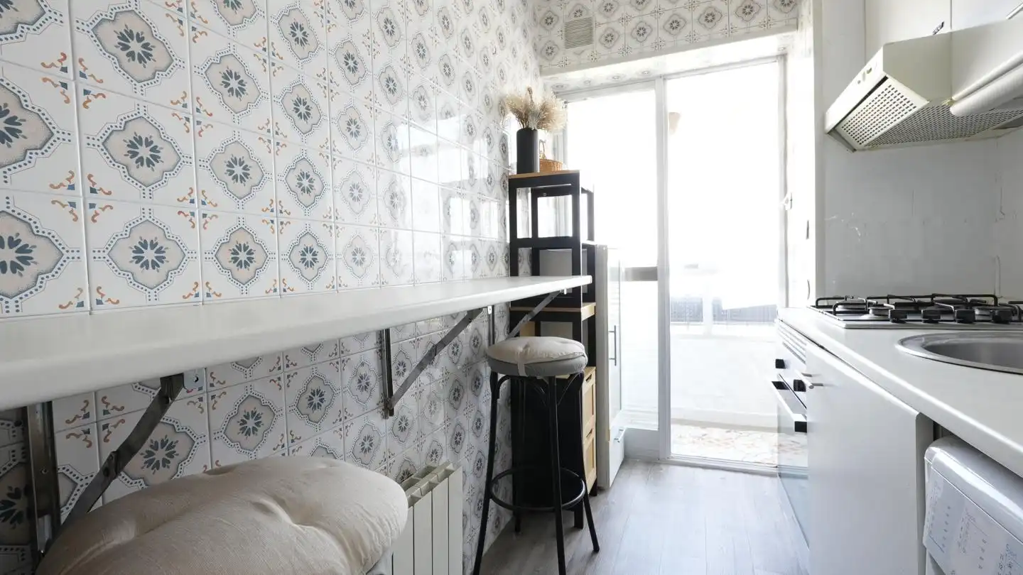 Balcony of Flat for sale in Madrid  with Air Conditioner, Heating and Terrace