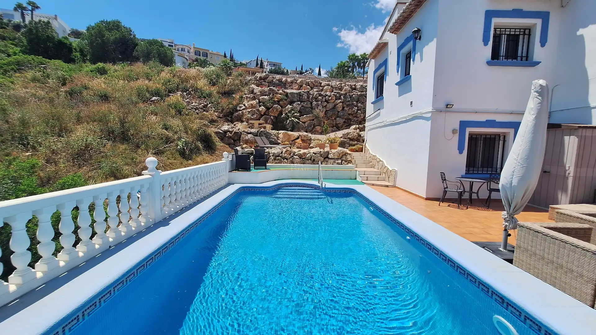 Swimming pool of Houses for sale in El Ràfol d'Almúnia  with Air Conditioner, Heating and Terrace