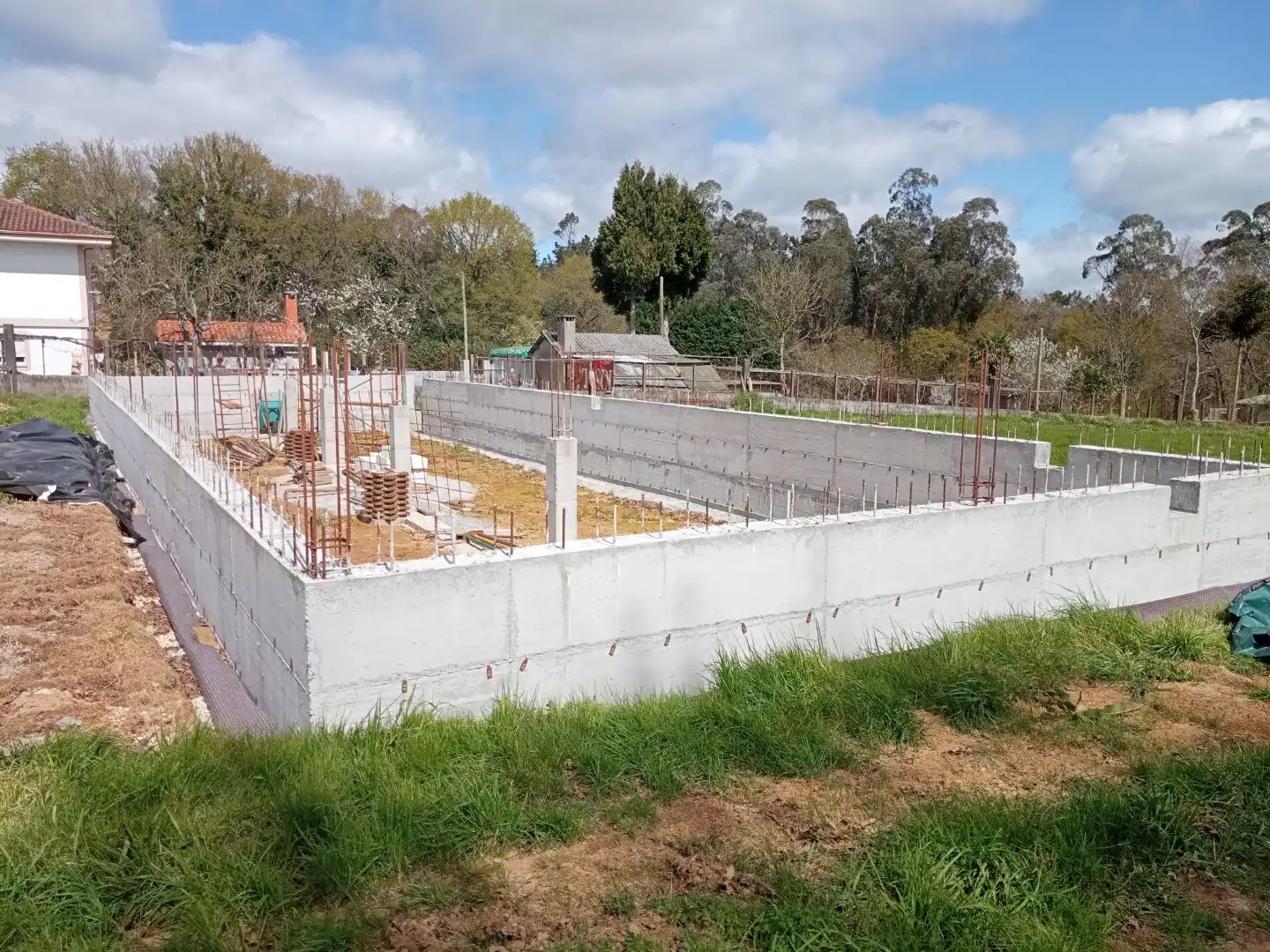 Vista exterior de Terreno en venta en Arzúa
