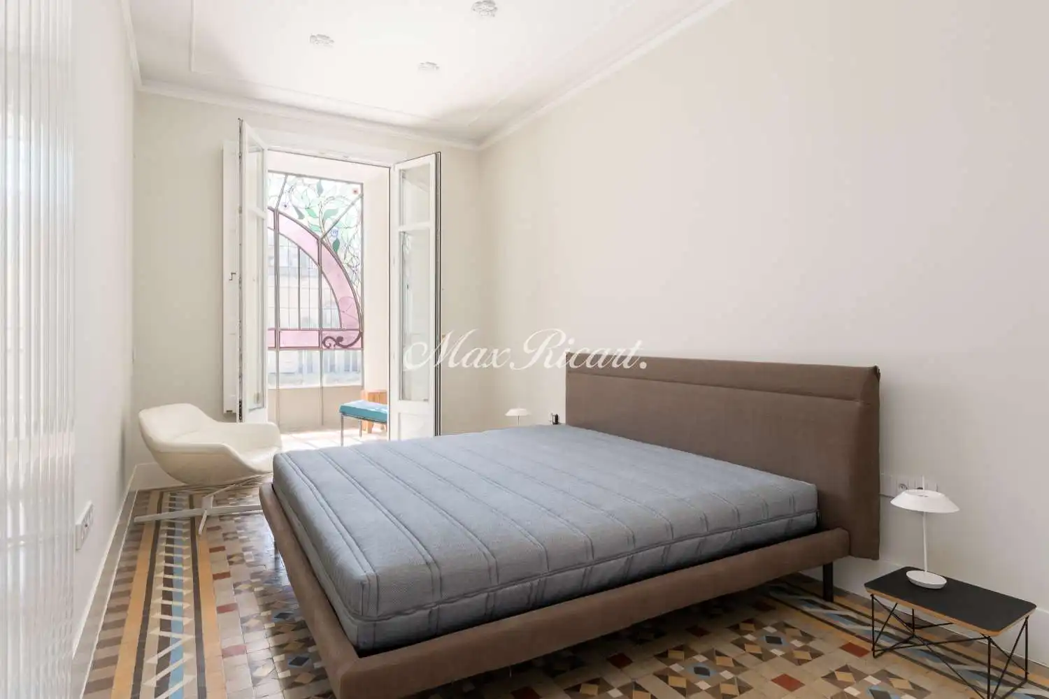 Bedroom of Flat for rent in Barcelona  with Air Conditioner, Heating and Storage room