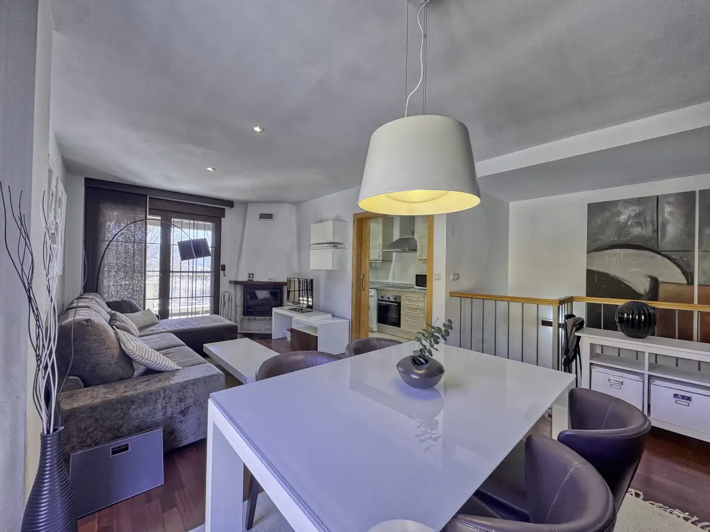 Wohnzimmer von Maisonette zum Verkauf in Alcalá de la Selva mit Heizung und Terrasse