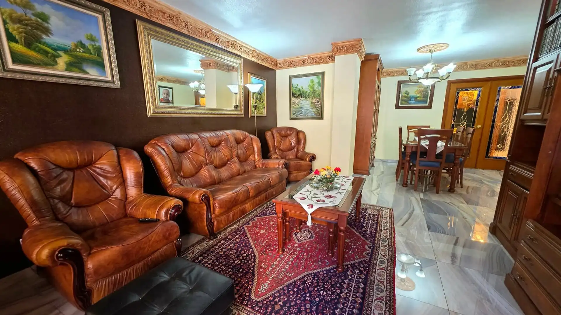 Living room of Flat for sale in Alicante / Alacant  with Air Conditioner, Terrace and Swimming Pool