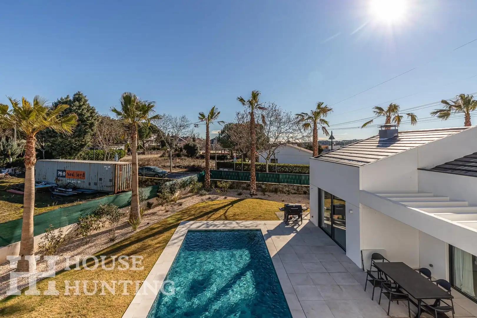 Piscina de Casa o xalet de lloguer en Galapagar amb Aire condicionat, Calefacció i Jardí privat