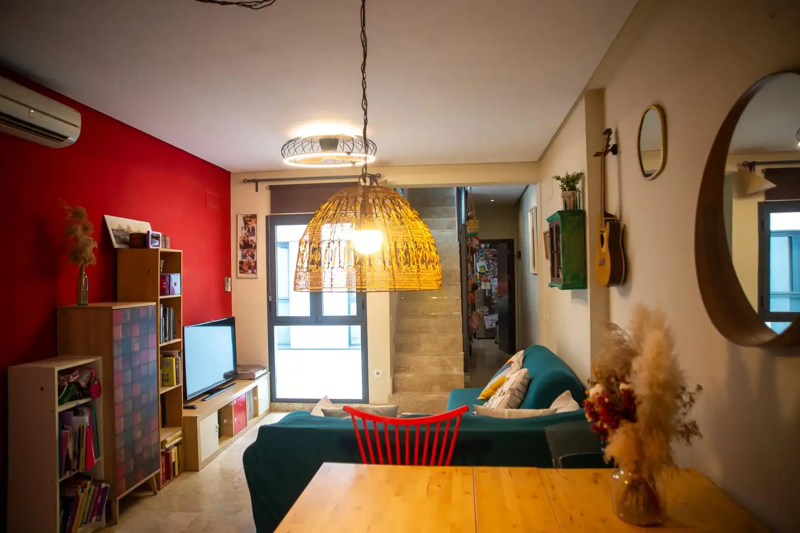 Wohnzimmer von Dachboden zum Verkauf in Sevilla mit Klimaanlage, Terrasse und Abstellraum