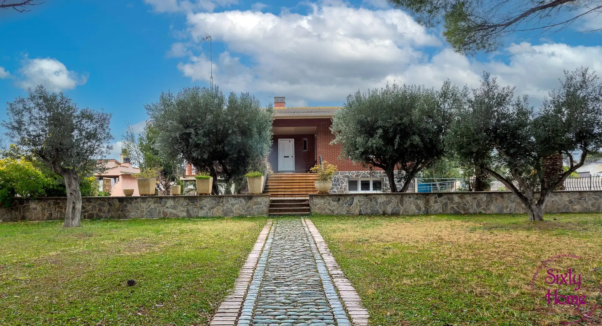 Garden of Houses for sale in Zaragoza  with Heating, Private garden and Terrace
