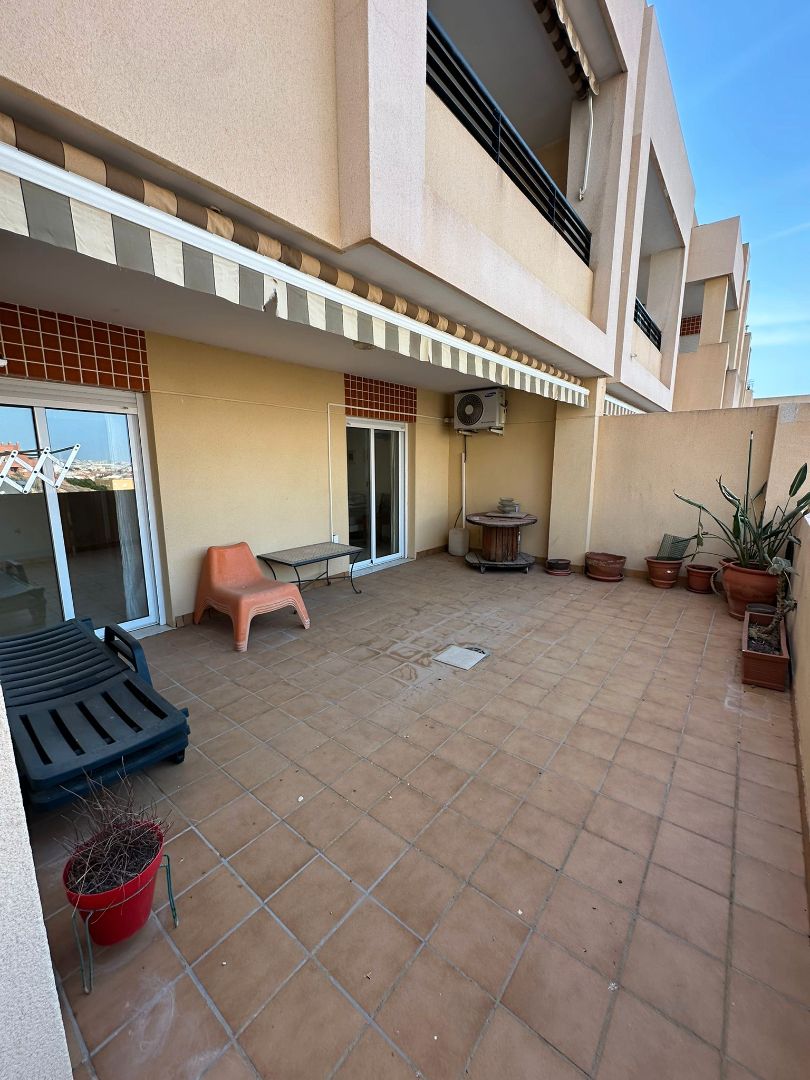Terrace of Flat for sale in Roquetas de Mar  with Air Conditioner, Heating and Terrace