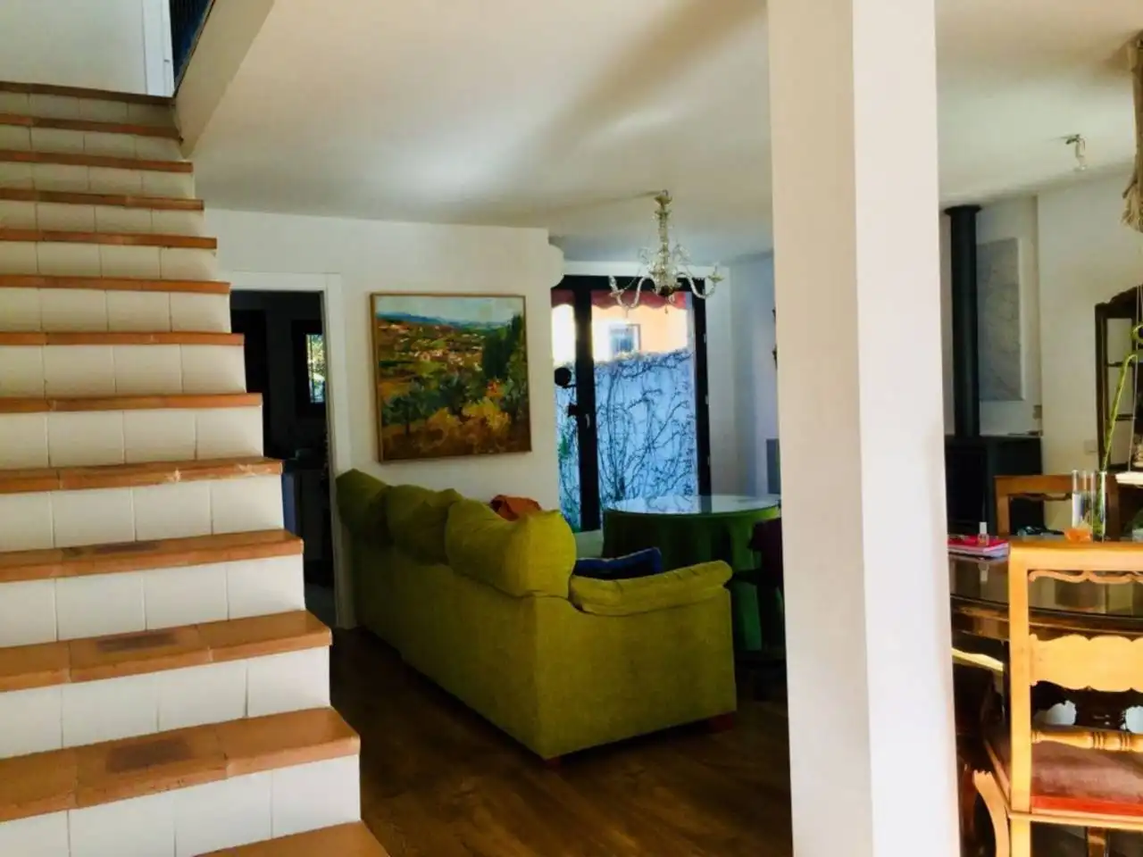 Sala d'estar de Casa o xalet en venda en Baza amb Jardí privat
